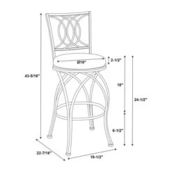 24.5" Dana Big & Tall Metal Crossed Legs Counter Height Barstool Bronze - Powell Company 19 24.5" Dana Big & Tall Metal Crossed Legs Counter Height Barstool Bronze - Powell Company -Furniture Sales Store GUEST 01bb0c58 a3b4 4327 b7ca a687e94cea84