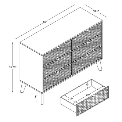 Chancery Dresser Natural - Powell 9 Chancery Dresser Natural - Powell - Image 7