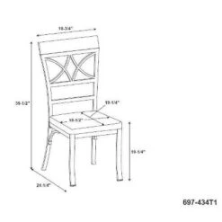 Set Of 2 Carter Dining Chair Metal/Tan/Cherry - Powell Company 17 Set Of 2 Carter Dining Chair Metal/Tan/Cherry - Powell Company -Furniture Sales Store GUEST 82712184 1809 4dfa b31c c6b6d3160ee2