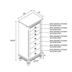 Tierra Contemporary Jewelry Armoire Merlot Brown - Powell Company -Furniture Sales Store GUEST b8b58836 48e4 41ae 9c96 317107c9c6ea