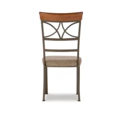 Set Of 2 Carter Dining Chair Metal/Tan/Cherry - Powell Company 12 Set Of 2 Carter Dining Chair Metal/Tan/Cherry - Powell Company -Furniture Sales Store GUEST c892aa3f 0eac 4ed9 b699 24a2a996e7b7