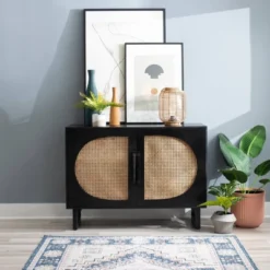 Leilani Cane Console Table - Powell