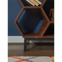 34" Miora Bookshelf Brown - Powell Company -Furniture Sales Store GUEST f530bb2e d0a3 478a 80d1 c674507ea1f4